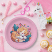 サンセット子猫 ペーパープレート (パーティー)