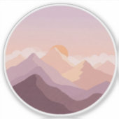 サンセット山脈 シール (正面)