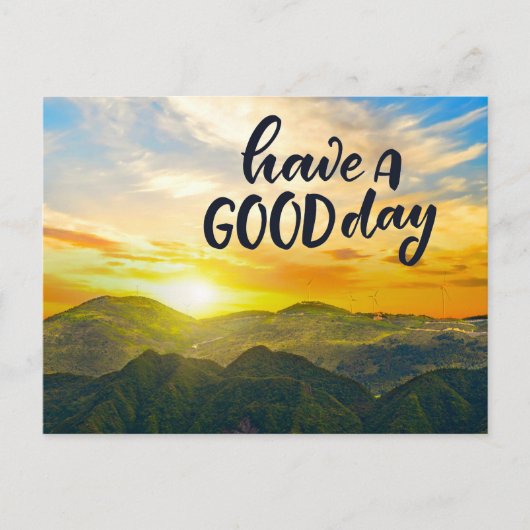 サンセット山脈 ポストカード (正面)