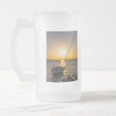 サンセット帆船難破湾ブリーズフロストマグ フロストグラスビールジョッキ (左)