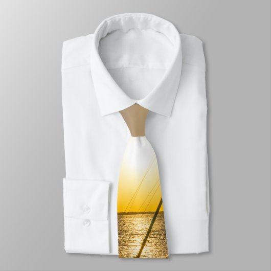 サンセット帆船難破湾ブリーズFLタイ ネクタイ (タイ)