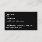 サンセット建築クレーンズ名刺 名刺 (裏面)