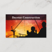 サンセット建築クレーンズ名刺 名刺 (正面)