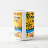 サンセット引用文アットザビーチ コーヒーマグカップ (中央)