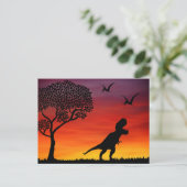 サンセット恐竜 ポストカード (スタンド正面)