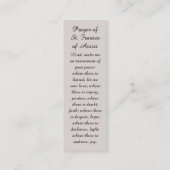 サンセット恵みと祈りの言葉共感表 スキニー名刺 (裏面)