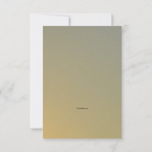 サンセット悔やみや弔慰サンキューカード サンキューカード (裏面)