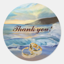 サンセット感謝していステッカー