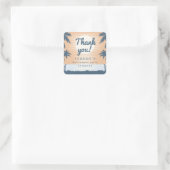 サンセット感謝してい退職 スクエアシール (バッグ)