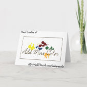 サンセット感謝カード - ありがとう サンキューカード (裏面)