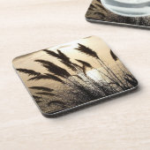 サンセット懸命プラスチックコースター – 6のセット コースター (左側)