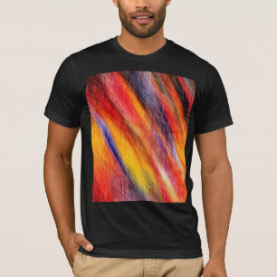 サンセット抽象芸術の色 – Tシャツ