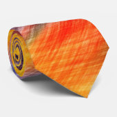 サンセット抽象芸術カラーネックタイ ネクタイ (ロール)