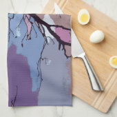 サンセット抽象芸術キッチンタオル キッチンタオル (四つ折り)