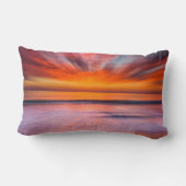 サンセット抽象芸術フロムタマラックビーチ ランバークッション (裏面)
