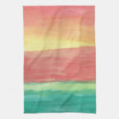 サンセット抽象芸術 キッチンタオル (縦)