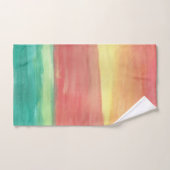 サンセット抽象芸術 バスタオルセット (ハンドタオル)