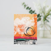 サンセット抽象芸術 ポストカード (スタンド正面)