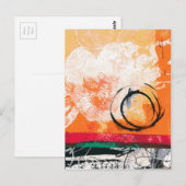 サンセット抽象芸術 ポストカード (正面/裏面)