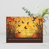 サンセット招待状 招待状 (スタンド正面)