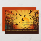 サンセット招待状 招待状 (正面/裏面)