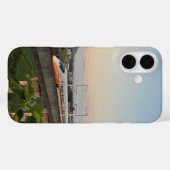 サンセット新幹線：現代の鉄道風景 Case-Mate iPhoneケース (裏面 (横))