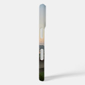 サンセット新幹線：現代の鉄道風景 Case-Mate iPhoneケース (裏面 / 右)