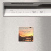 サンセット日付マグネットを保存 マグネット (インサイチュ (食洗機))