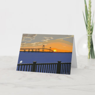 サンセット時のペル橋 カード