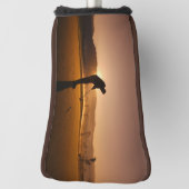 サンセット時遊のマンズゴルフ用パターゴルフヘッドカバー ゴルフヘッドカバー (回転90)