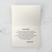 サンセット最深同情カード サンキューカード (内部)