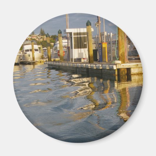 サンセット桟橋 マグネット (正面)