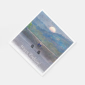 サンセット水上飛行機 スタンダードランチョンナプキン (角)