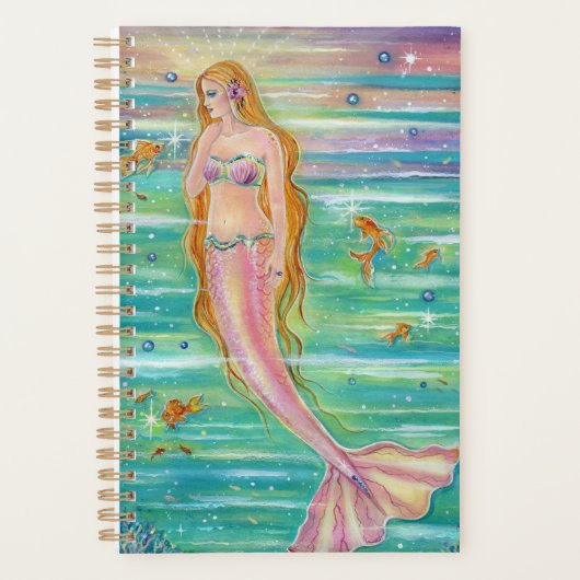 サンセット海の人魚の毎日のプランナーバイルネ・ラヴォワ プランナー手帳 (正面)