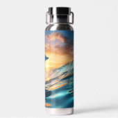 サンセット海イルカ ウォーターボトル (背面)