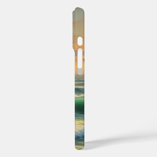 サンセット海シー絵を描スケープのアートワーク Case-Mate iPhoneケース (裏面 / 左)