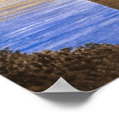 サンセット海ビーチシービュー166 ポスター (角)