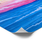 サンセット海ポスター ポスター (角)