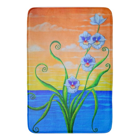 サンセット海ラン バスマット (正面縦)