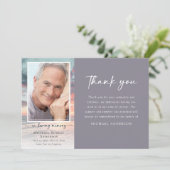 サンセット海写真葬儀 サンキューカード (スタンド正面)