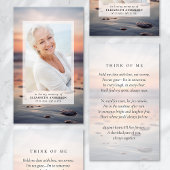 サンセット海写真葬式祈りの言葉カード