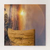 サンセット海崖 ジグソーパズル (横)