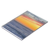 サンセット海瞑想祈りの言葉ジャーナル ノートブック (左側)