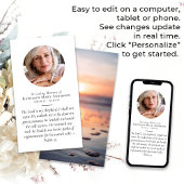 サンセット海記念祈りの言葉カード