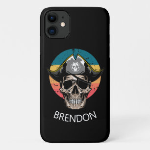 サンセット海賊スカルケースメイトiPhoneケース iPhone 11 ケース