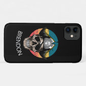 サンセット海賊スカルケースメイトiPhoneケース Case-Mate iPhoneケース (裏面(横))