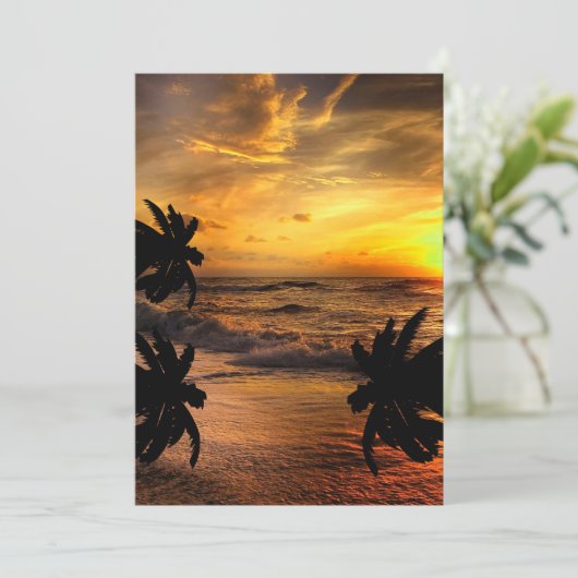 サンセット海風景自然の追跡 シーズンカード (スタンド正面)