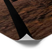 サンセット海風景自然の追跡 ポスター (角)