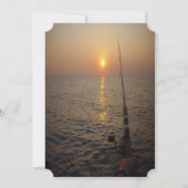 サンセット海魚釣り退職パーティー 招待状 (裏面)