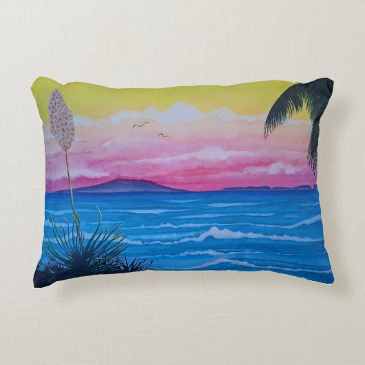 サンセット海 アクセントクッション (正面)